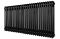 Горизонтальный дизайнерский радиатор отопления ARTTIDESIGN Bari II G 26/500/1190 черный матовий Горизонтальный дизайнерский радиатор отопления ARTTIDESIGN Bari II G 26/500/1190 черный матовий