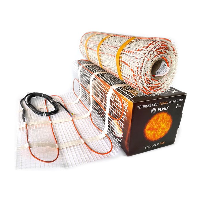 Fenix ECOFLOOR LDTS M 160, 8 м2, 1280 Вт, 2-жильн нагр мат Fenix ECOFLOOR LDTS M 160, 8 м2, 1280 Вт, 2-жильн нагр мат