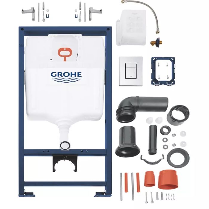 Інсталяція GROHE Rapid SL + кнопка Skate Cosmopolitan (38772001+38732000) Інсталяція GROHE Rapid SL + кнопка Skate Cosmopolitan (38772001+38732000)