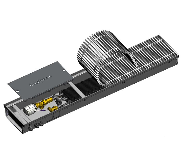Конвектор в підлогу Cooltherm Hottherm 80x200 Природ.конв Конвектор в підлогу Cooltherm Hottherm 80x200 Природ.конв