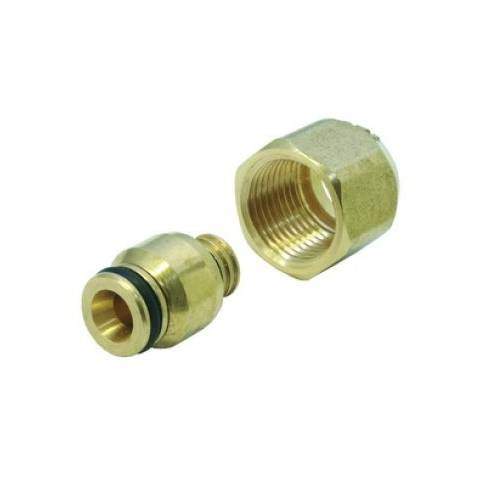З'єднувач латунний для багатошарових труб 16 G3/4" KAN-therm З'єднувач латунний для багатошарових труб 16 G3/4" KAN-therm