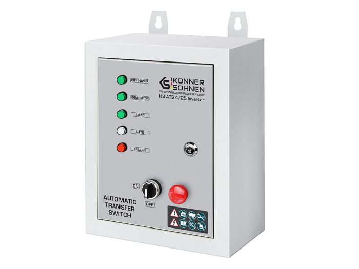 Блок автоматичного введення резерву Konner & Sohnen KS ATS 4/25 Inverter Блок автоматичного введення резерву Konner & Sohnen KS ATS 4/25 Inverter