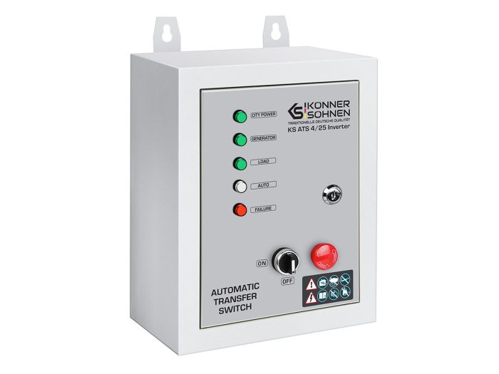 Блок автоматичного введення резерву Konner & Sohnen KS ATS 4/25 Inverter Блок автоматичного введення резерву Konner & Sohnen KS ATS 4/25 Inverter