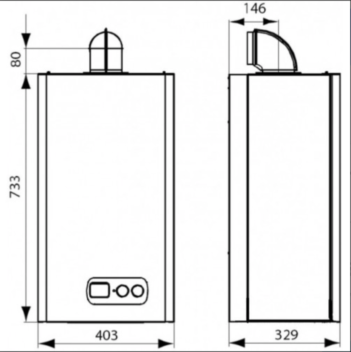 Котел Hi-Therm OPTIMUS 24кВт Турция 2-конт турбо газовий Котел Hi-Therm OPTIMUS 24кВт Турция 2-конт турбо газовий