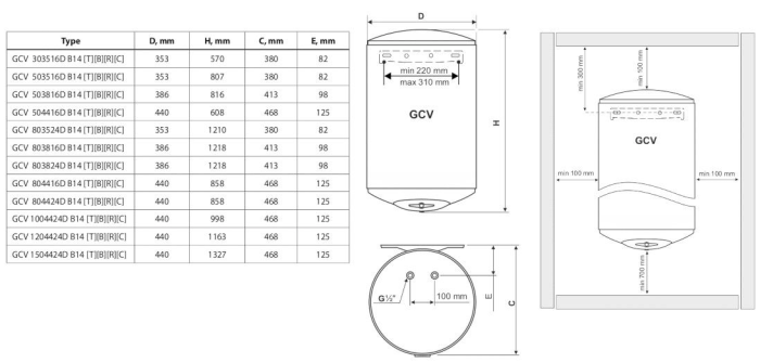 Бойлер Tesy Anticalc GCV  50