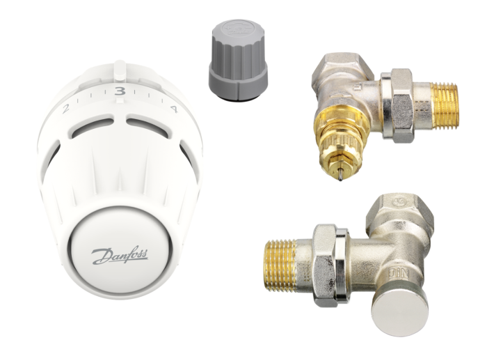 Danfoss Підключення радіатора кутове, комплект, Regus RA-FN+RLV-S (015G5301) Danfoss Підключення радіатора кутове, комплект, Regus RA-FN+RLV-S (015G5301)