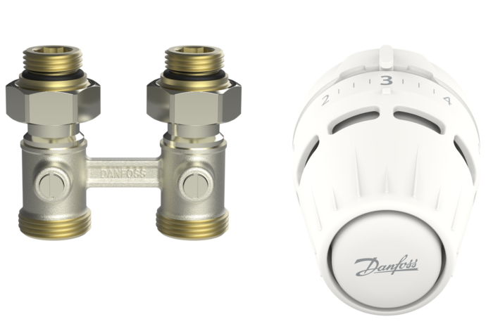 Danfoss "Бінокль" підключення радіатора пряме, комплект, Regus  M30x1.5, RLV-KB (015G5308) Danfoss "Бінокль" підключення радіатора пряме, комплект, Regus  M30x1.5, RLV-KB (015G5308)