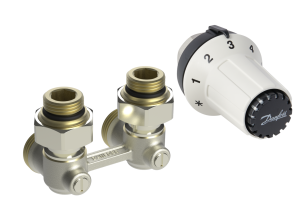 Danfoss "Бінокль" підключення радіатора кутове, комплект, RAS-CK M30x1.5, RLV-KB (013G5276) Danfoss "Бінокль" підключення радіатора кутове, комплект, RAS-CK M30x1.5, RLV-KB (013G5276)