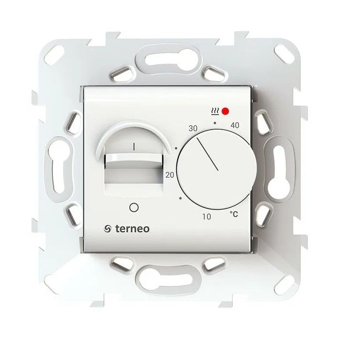 Terneo MEX білий, терморегулятор електромеханічний Terneo MEX білий, терморегулятор електромеханічний