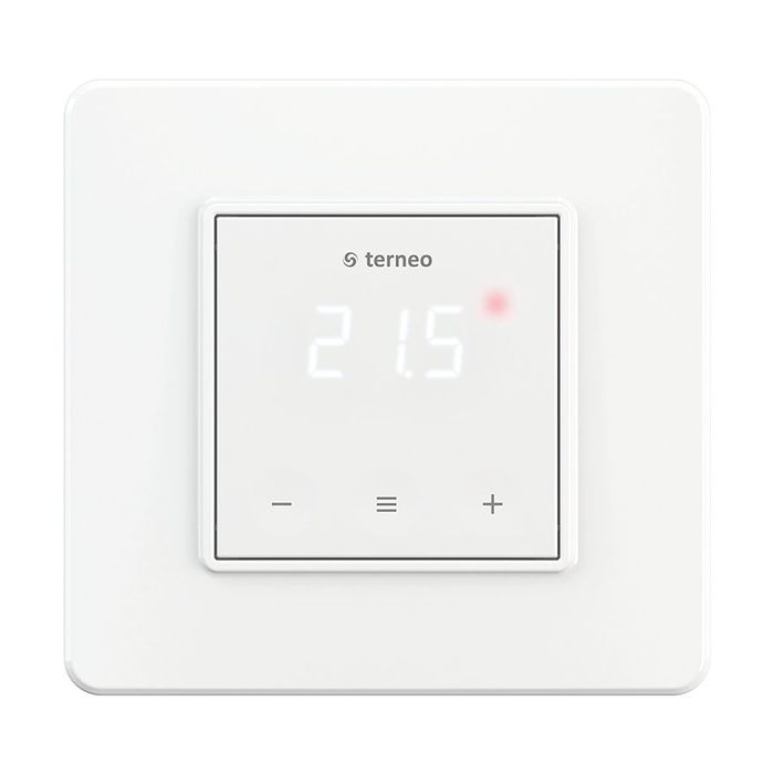 Terneo S білий, терморегулятор цифровий, сенсорний