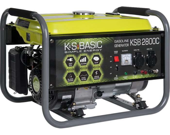 Бензиновий генератор 2,8 кВт Konner&Sohnen KSB 2800C Бензиновий генератор 2,8 кВт Konner&Sohnen KSB 2800C