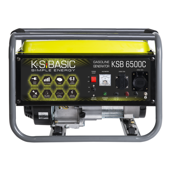 Бензиновий генератор 5,5 кВт Konner & Sohnen KSB 6500C Бензиновий генератор 5,5 кВт Konner & Sohnen KSB 6500C