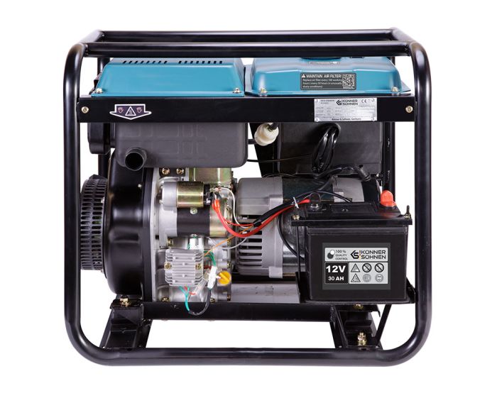 Дизельний генератор 5,5 кВт Konner & Sohnen KS 6100HDE (EURO V) Дизельний генератор 5,5 кВт Konner & Sohnen KS 6100HDE (EURO V)