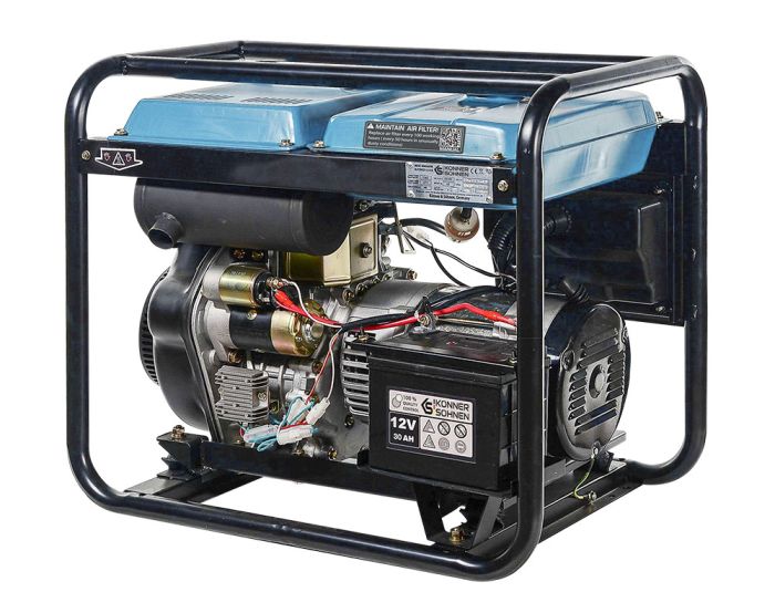 Дизельний генератор 5,5 кВт Konner & Sohnen KS 6100HDE (EURO V) Дизельний генератор 5,5 кВт Konner & Sohnen KS 6100HDE (EURO V)