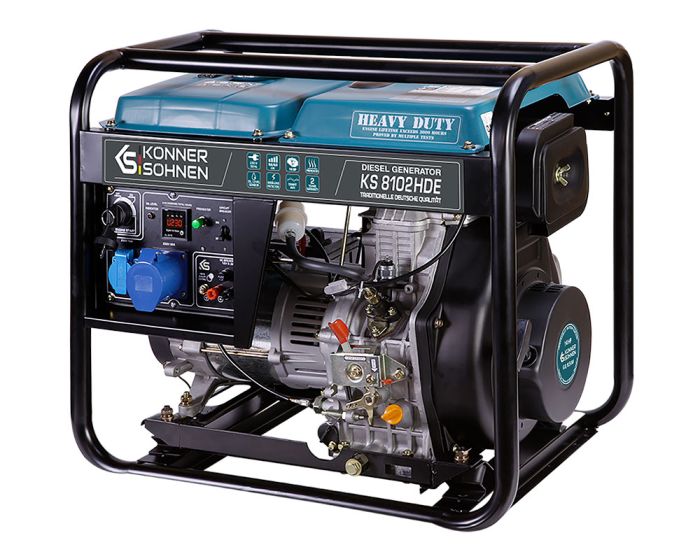 Дизельний генератор 6,5 кВТ Konner&Sohnen KS 8102HDE (EURO II) Дизельний генератор 6,5 кВТ Konner&Sohnen KS 8102HDE (EURO II)