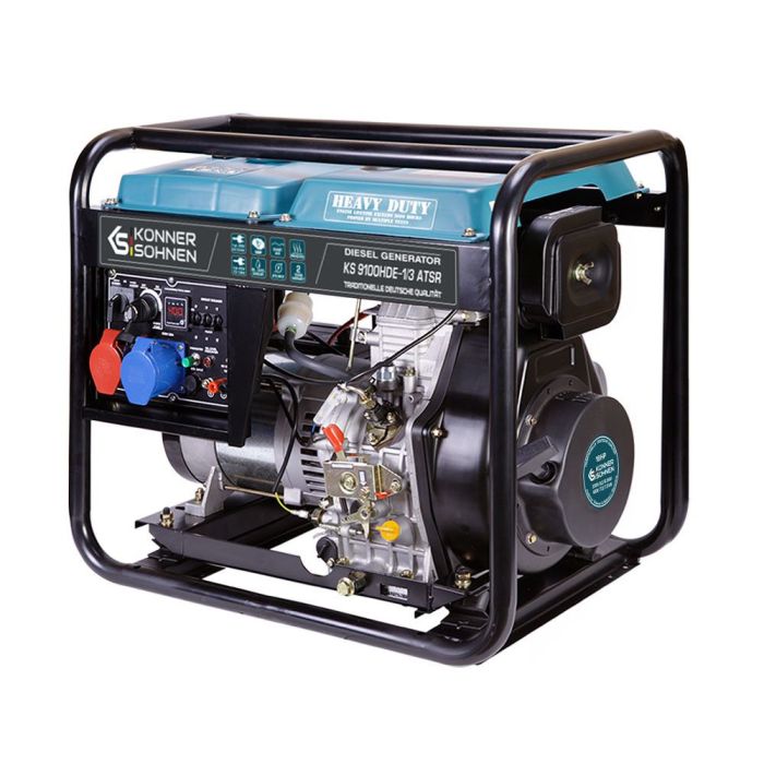 Дизельний генератор 7,5 кВт Konner & Sohnen KS 9100HDE-1/3 ATSR (EURO V) Дизельний генератор 7,5 кВт Konner & Sohnen KS 9100HDE-1/3 ATSR (EURO V)