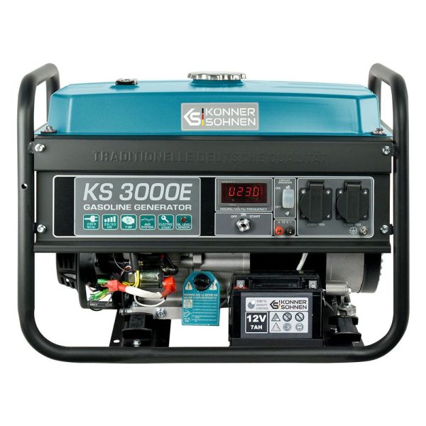 Бензиновий генератор 3 кВт Konner & Sohnen KS 3000E Бензиновий генератор 3 кВт Konner & Sohnen KS 3000E