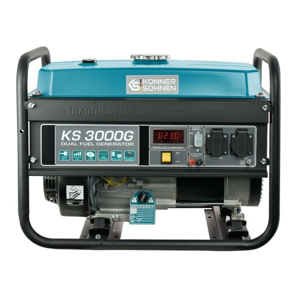 Газобензиновий генератор 3 кВт Konner & Sohnen KS 3000G Газобензиновий генератор 3 кВт Konner & Sohnen KS 3000G