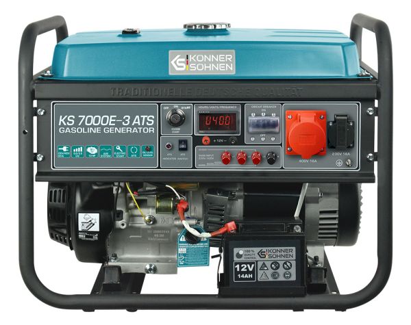 Бензиновий генератор 5,5 кВт Konner&Sohnen KS 7000E-3 ATS Бензиновий генератор 5,5 кВт Konner&Sohnen KS 7000E-3 ATS