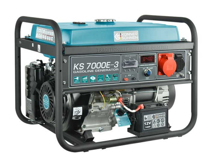 Бензиновий генератор 5,5 кВт Konner&Sohnen KS 7000E-3 Бензиновий генератор 5,5 кВт Konner&Sohnen KS 7000E-3