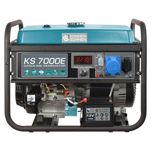 Бензиновий генератор 5,5 кВт Konner & Sohnen KS 7000E Бензиновий генератор 5,5 кВт Konner & Sohnen KS 7000E