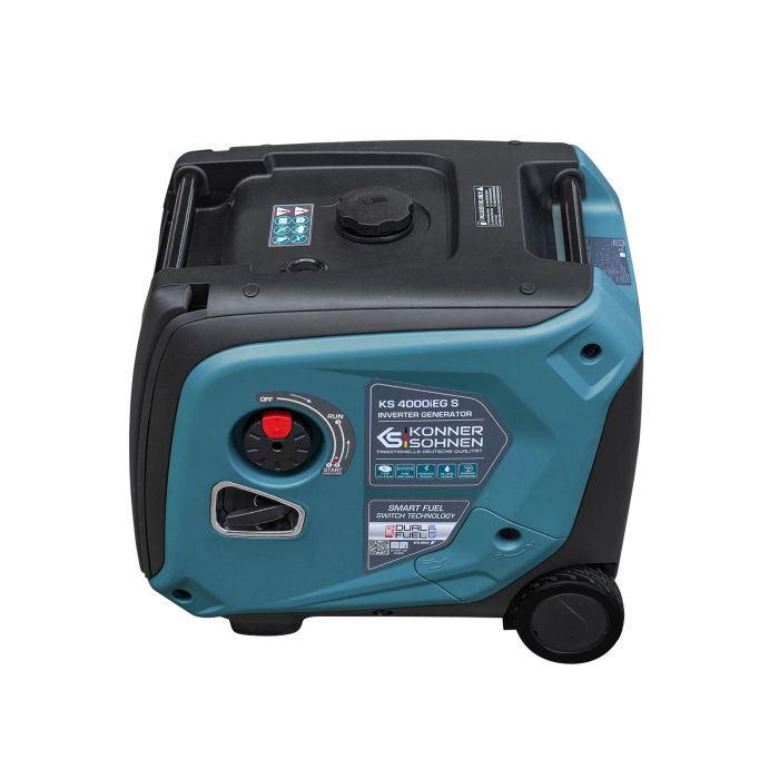 Інверторний газобензиновий генератор 4 кВт Konner & Sohnen KS 4000iEG S
