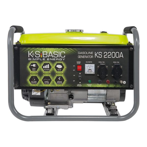 Бензиновий генератор 2,2 кВт Konner & Sohnen BASIC KSB 2200A Бензиновий генератор 2,2 кВт Konner & Sohnen BASIC KSB 2200A
