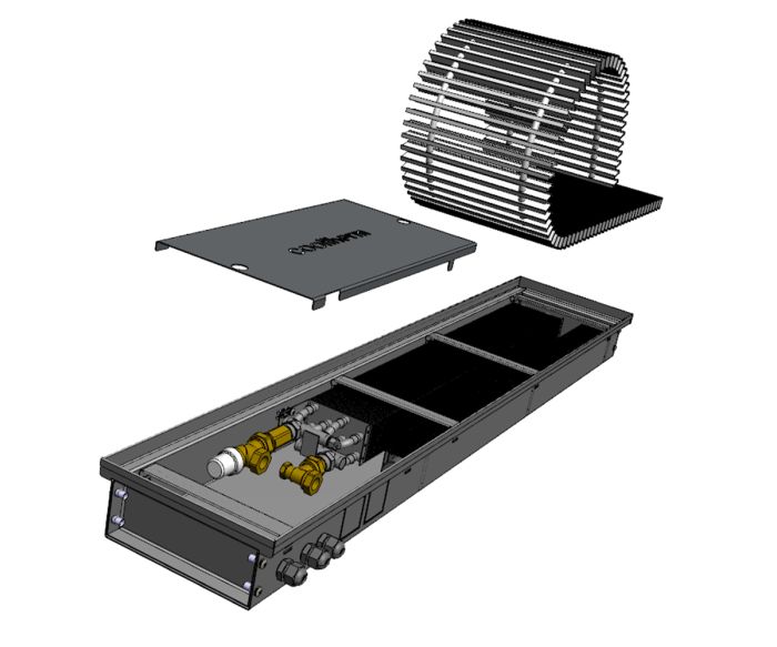 Конвектор в підлогу Cooltherm Ventherm 80x200 Примус.конв Конвектор в підлогу Cooltherm Ventherm 80x200 Примус.конв