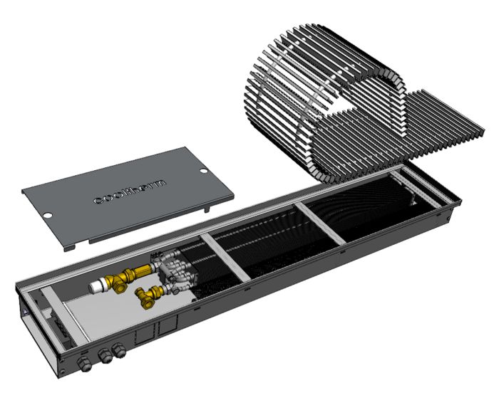 Конвектор в підлогу Cooltherm Ventherm 80x200 Примус.конв Конвектор в підлогу Cooltherm Ventherm 80x200 Примус.конв